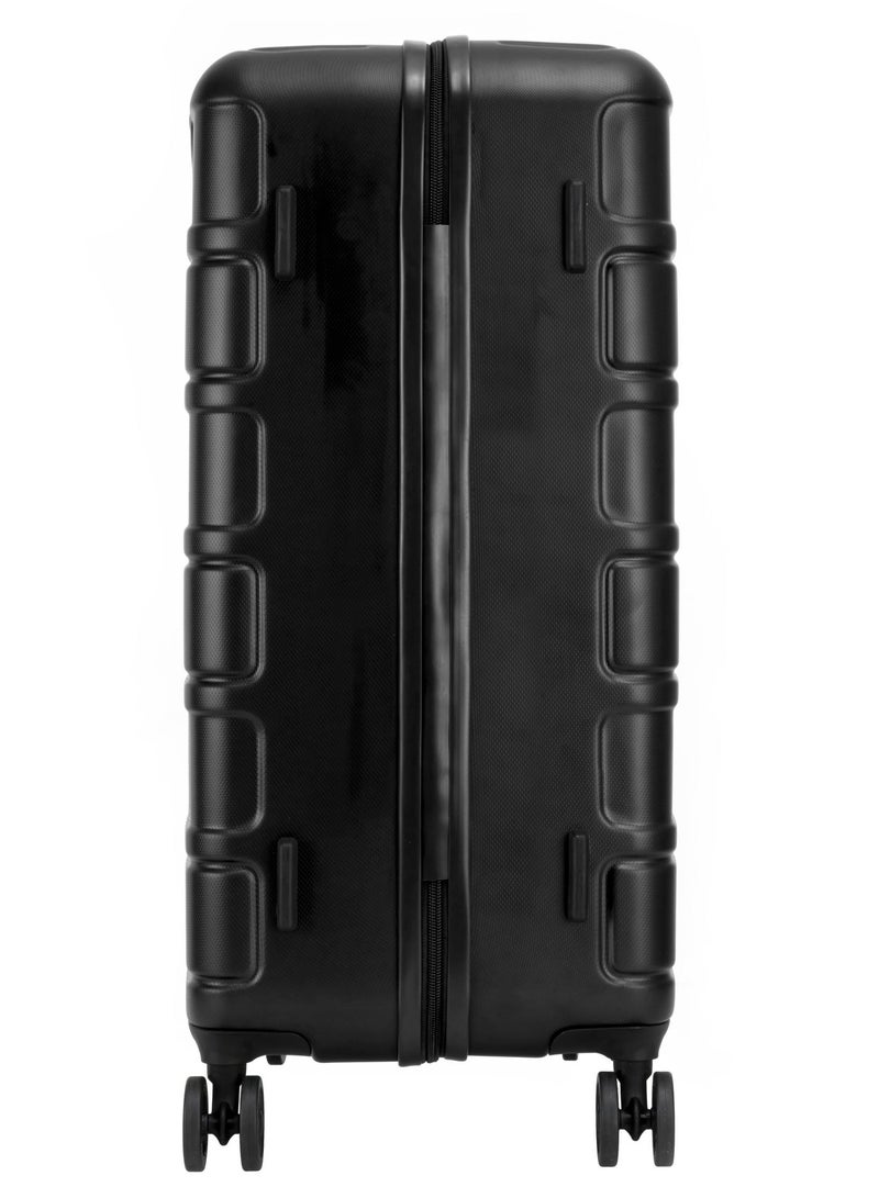 AMERICAN TOURISTER Bricklane Suitcase, 4 Spinner Wheels, Hard Top, Polycarbonate, Jet Black|Lightweight|Scratch & Impact Resistance|TSA Lock|Inner Mesh Zippered Pocket - 3 Years International Warranty - Image 4